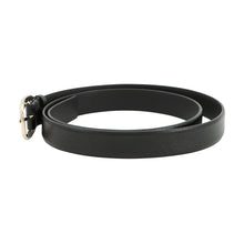 将图像加载到图库查看器中，CHANEL CC Logo Belt BlackAAB177 Leather Size 80/32
