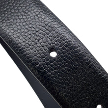 将图像加载到图库查看器中，CHANEL CC Logo Belt BlackAAB177 Leather Size 80/32
