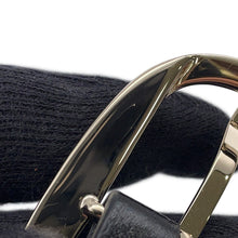 Load image into Gallery viewer, CHANEL CC Logo Belt BlackAAB177 Leather Size 80/32
