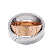 将图像加载到图库查看器中，CARTIER Secret Love Ring Size 52/#12B4065000 K18WG K18PG
