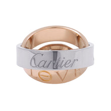 将图像加载到图库查看器中，CARTIER Secret Love Ring Size 52/#12B4065000 K18WG K18PG
