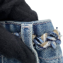 将图像加载到图库查看器中，CHANEL DenimSkirt Size 36 BlueP79895 Denim
