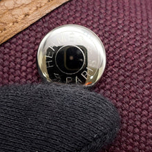 将图像加载到图库查看器中，HERMES Garden Party Cassis/Halzan Toile Officier Negonda Leather Size TPM
