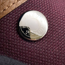 将图像加载到图库查看器中，HERMES Garden Party Cassis/Halzan Toile Officier Negonda Leather Size TPM
