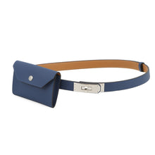 Load image into Gallery viewer, HERMES Kelly Pocket 18 blue navy Epsom
