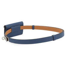 将图像加载到图库查看器中，HERMES Kelly Pocket 18 blue navy Epsom
