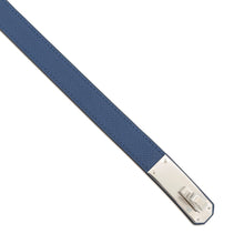 将图像加载到图库查看器中，HERMES Kelly Pocket 18 blue navy Epsom
