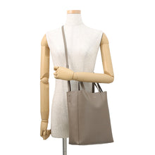 将图像加载到图库查看器中，CELINE Vertical Cabas 2WAY Bag Beige189813 Leather Size Small
