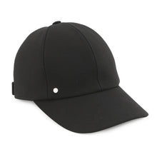 将图像加载到图库查看器中，HERMES Cap "Tess" Milan jersey Size 57 Black Rayon93% Polyurethane7%
