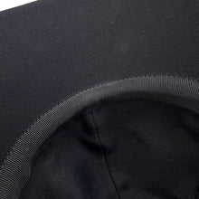 将图像加载到图库查看器中，HERMES Cap "Tess" Milan jersey Size 57 Black Rayon93% Polyurethane7%
