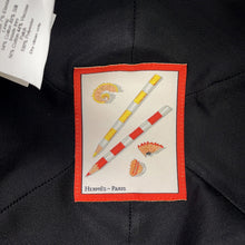 将图像加载到图库查看器中，HERMES Cap "Tess" Milan jersey Size 57 Black Rayon93% Polyurethane7%
