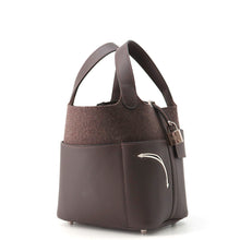 Load image into Gallery viewer, HERMES Picotin Lock Go Team Ebene Swift Leather Felt Size PM
