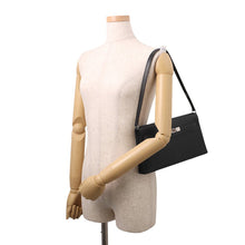 将图像加载到图库查看器中，HERMES kelly elan Black Chevre Shamkilla
