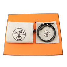 将图像加载到图库查看器中，HERMES kelly elan Black Chevre Shamkilla
