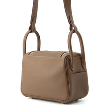 将图像加载到图库查看器中，HERMES Lindy Etoupe Taurillon Clemence Size Mini
