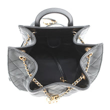 将图像加载到图库查看器中，CHANEL CHANEL 25 Medium Backpack BlackAS5600 Caviar Leather Size Medium
