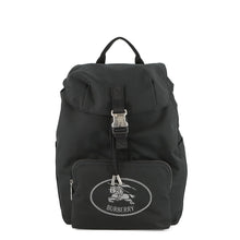 Load image into Gallery viewer, BURBERRY Orkney Flap Backpack Black81113141 Canvas
