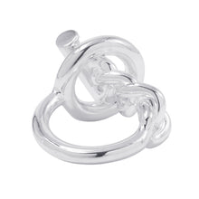 将图像加载到图库查看器中，HERMES Croisette Ring Size MM/52/#12 SV925
