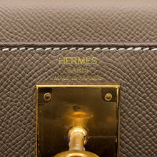 将图像加载到图库查看器中，HERMES Kelly Sellier Etoupe Epsom Size 28
