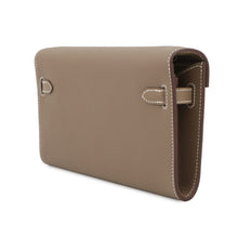 将图像加载到图库查看器中，HERMES Kelly wallet long to go Etoupe Evercolor
