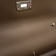 将图像加载到图库查看器中，HERMES Kelly wallet long to go Etoupe Evercolor
