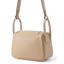 将图像加载到图库查看器中，HERMES Lindy Verso Beige Marpha/Grimisty Swift Leather Size Mini
