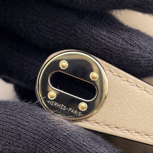 将图像加载到图库查看器中，HERMES Lindy Verso Beige Marpha/Grimisty Swift Leather Size Mini
