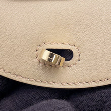 将图像加载到图库查看器中，HERMES Lindy Verso Beige Marpha/Grimisty Swift Leather Size Mini
