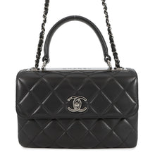 Load image into Gallery viewer, CHANEL Trendy CC top handle BlackA92236 Lambskin
