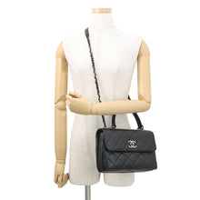 Load image into Gallery viewer, CHANEL Trendy CC top handle BlackA92236 Lambskin
