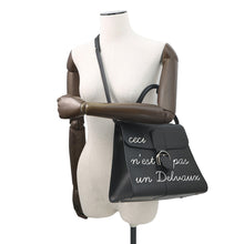 将图像加载到图库查看器中，Rumor BlackAA0661AAM099ZPN Leather Size MM
