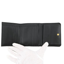 Load image into Gallery viewer, PRADA Saffiano Leather Tri-fold Cloth Black1M0176 Leather
