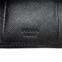 Load image into Gallery viewer, PRADA Saffiano Leather Tri-fold Cloth Black1M0176 Leather
