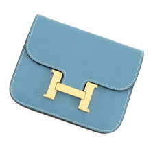 将图像加载到图库查看器中，HERMES Constance Slim New Blue Jean Evercolor
