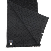 将图像加载到图库查看器中，LOUIS VUITTON Echarpe / Monogram Classic Size 40/185 NoirM70520 Wool 100%
