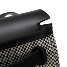 将图像加载到图库查看器中，HERMES Herbag zip Black/Ecru Toile GM Vache Hunter Leather Size PM
