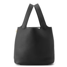 Load image into Gallery viewer, HERMES Picotin Lock Black Taurillon Clemence Size MM
