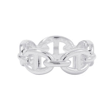 将图像加载到图库查看器中，HERMES Chaine d'Ancre Anchene Ring Size PM/52/#12 SV925
