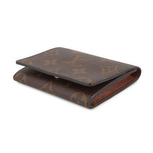 将图像加载到图库查看器中，LOUIS VUITTON Buisiness Card Holder BrownM63801 Monogram
