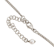 将图像加载到图库查看器中，CHANEL CC Logo NecklaceABB616 Metal Rhinestone Faux Pearl
