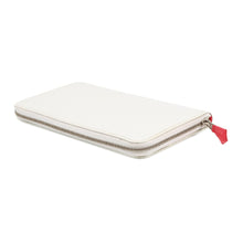 将图像加载到图库查看器中，HERMES Azap Long silk in White Epsom
