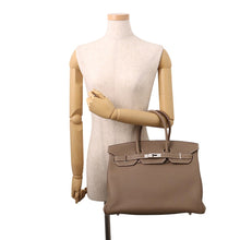 将图像加载到图库查看器中，HERMES Birkin Etoupe Togo Leather Size 35
