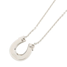 Load image into Gallery viewer, HERMES Necklace "Joquette" Size PM Black Metal Epsom
