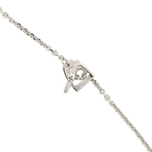 Load image into Gallery viewer, HERMES Necklace "Joquette" Size PM Black Metal Epsom
