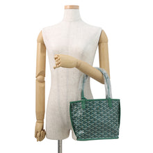 将图像加载到图库查看器中，GOYARD Ange Mini Pouch GreenANJOUSMINCG09TY09P Leather PVC
