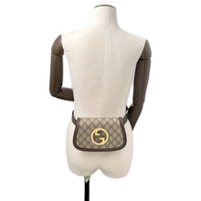将图像加载到图库查看器中，GUCCI Blondie Belt Bag Brown/Beige703807 GG Supreme Leather

