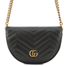 将图像加载到图库查看器中，GUCCI GG Momant Shoulder Bag Black746431 Leather
