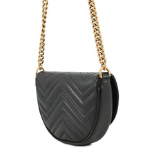 将图像加载到图库查看器中，GUCCI GG Momant Shoulder Bag Black746431 Leather
