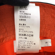 将图像加载到图库查看器中，CELINE Quilted Baguette Hat Size S Black/Orange2AUB0495M Nylon
