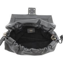 将图像加载到图库查看器中，FENDI Mamma baguette Black8BR833 Leather Size Medium

